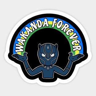 Wakanda Rainbow Sticker